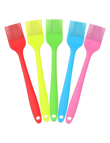 Brocha de Silicona para Basting Hokisei, 5 Colores, 21 cm