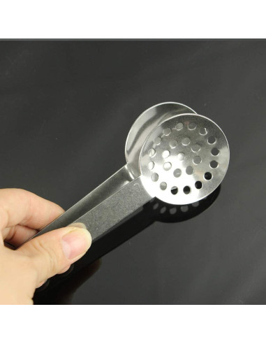 Pinzas de Té de Acero Inoxidable Lasenersm 15.5 cm Plata