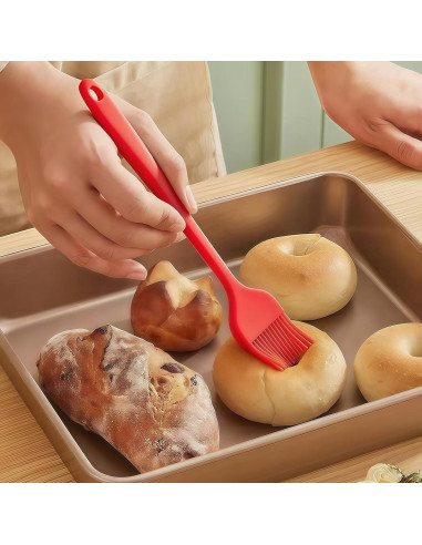 Brocha de Silicona para Basting Hokisei, 5 Colores, 21 cm