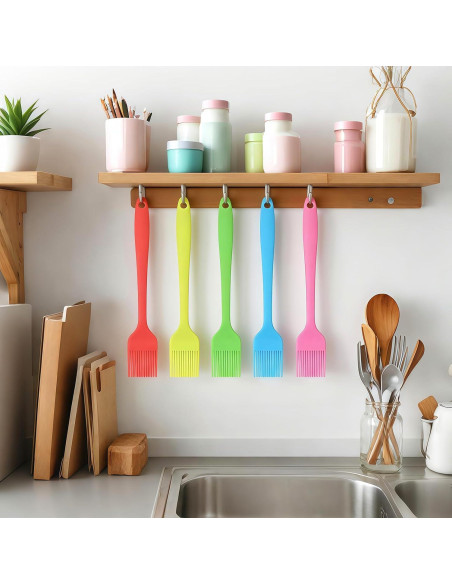 Brocha de Silicona para Basting Hokisei, 5 Colores, 21 cm