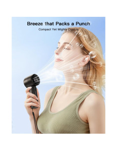Ventilador Portátil de Mano coldSky FY-8002, 5 Velocidades, 4000mAh 2