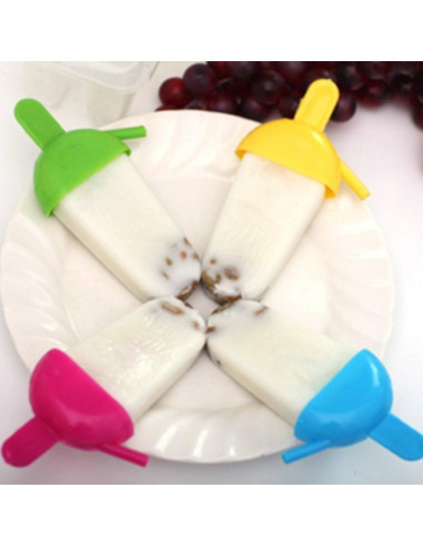 Juego de 8 Moldes para Paletas de Hielo AMBSS SYS - Libre de BPA