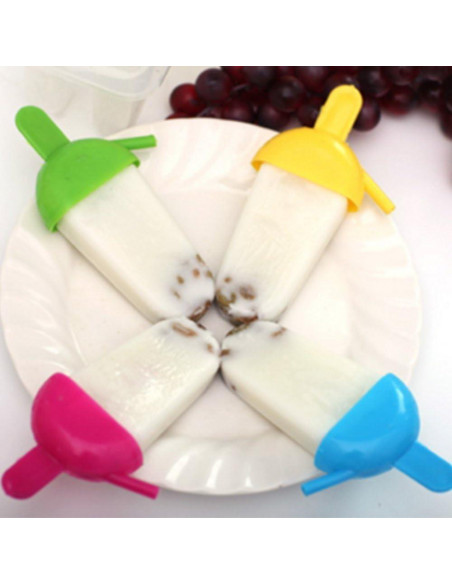 Juego de 8 Moldes para Paletas de Hielo AMBSS SYS - Libre de BPA
