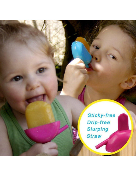 Juego de 8 Moldes para Paletas de Hielo AMBSS SYS - Libre de BPA