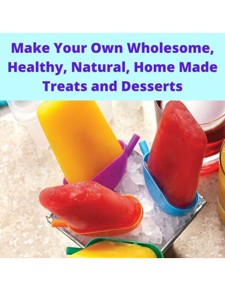 Juego de 8 Moldes para Paletas de Hielo AMBSS SYS - Libre de BPA