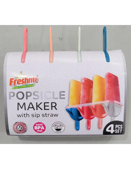 Juego de 8 Moldes para Paletas de Hielo AMBSS SYS - Libre de BPA