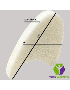 Separadores de Dedos de Espuma Completa Mars Wellness - 50 Almohadillas 2