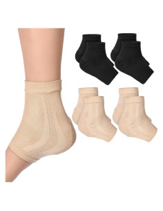 4 Pares de Calcetines Hidratantes Hpmjz para Talones Agrietados