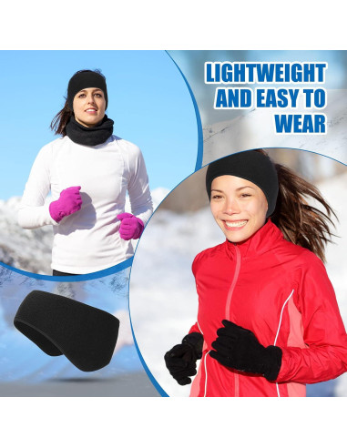 Banda Calentadora de Orejas Zhehao 30 Pcs Forro Polar