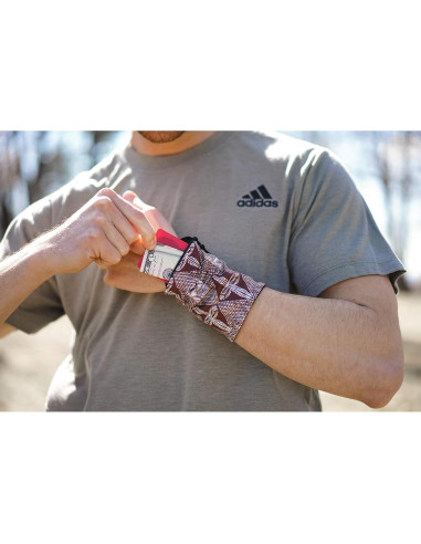 Billetera de Muñeca de Viaje JourneyOut Marrón/Negro