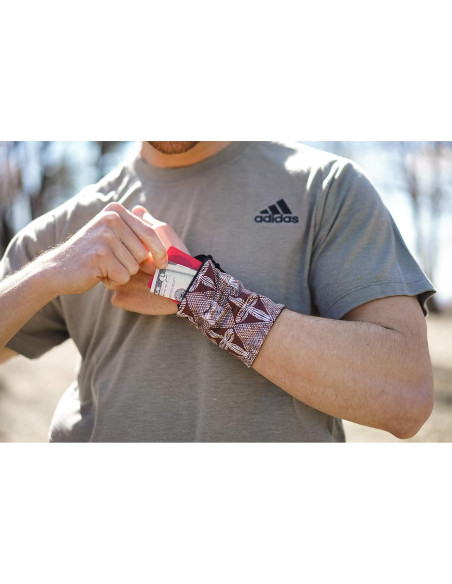 Billetera de Muñeca de Viaje JourneyOut Marrón/Negro