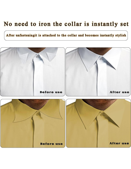 100 Soportes para Cuello de Camisa Polo Maxqzin - Antideformación