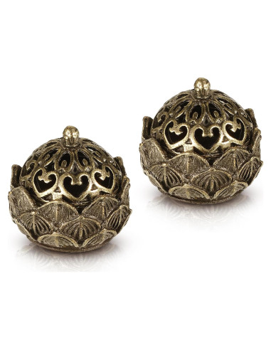 Juego de 2 Mini Soportes de Incienso de Loto Qulkws 2.8 cm