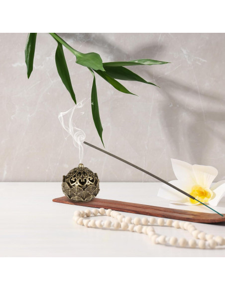 Juego de 2 Mini Soportes de Incienso de Loto Qulkws 2.8 cm