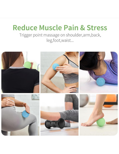 Set de Masaje 3-en-1 Maliton para Pies y Cuerpo