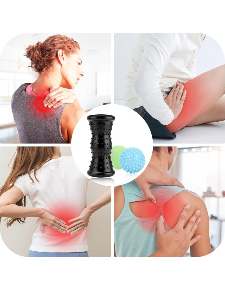 Set de Masaje 3-en-1 Maliton para Pies y Cuerpo