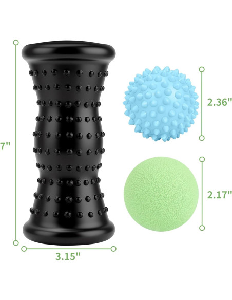 Set de Masaje 3-en-1 Maliton para Pies y Cuerpo