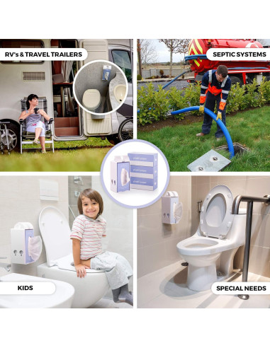 Papel Higiénico Biodegradable Plushi 4 Capas para RV 320 Toallitas