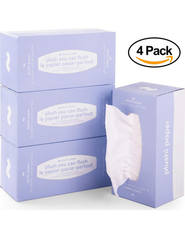 Papel Higiénico Biodegradable Plushi 4 Capas para RV 320 Toallitas