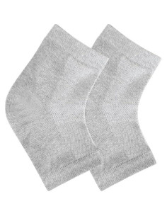 Calcetines Hidratantes para Talones Secos OHOO - 2 Pares Gris 2