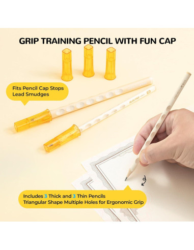 Conjunto de Papelería Eléctrica M&G HAPS2612 - Sacapuntas, Borrador y Aspiradora