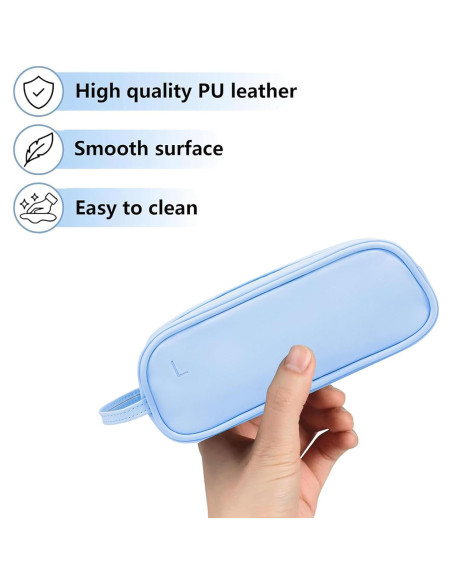 Estuche Organizador de Lentes de Contacto Diarios Azul - Almacenamiento para 60 Lentes