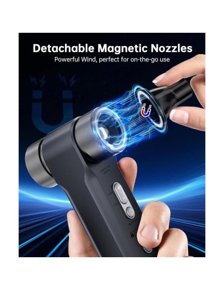 Soplador de Aire Comprimido ZAPOGO 150000RPM Inalámbrico USB