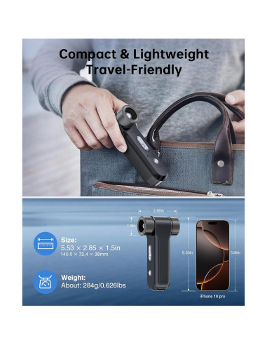 Soplador de Aire Comprimido ZAPOGO 150000RPM Inalámbrico USB