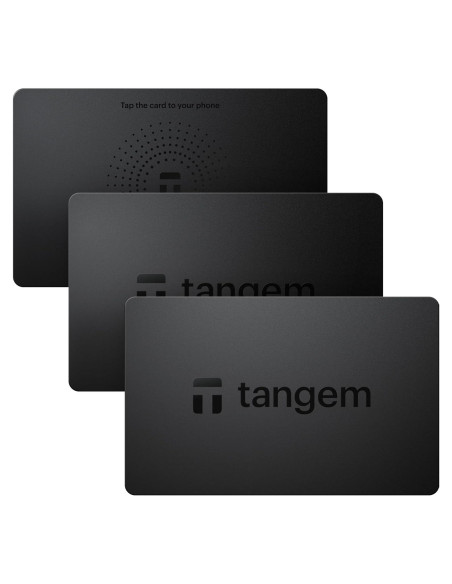Paquete de 3 Billeteras Cripto TANGEM Wallet 2.0 - Almacenamiento Frío