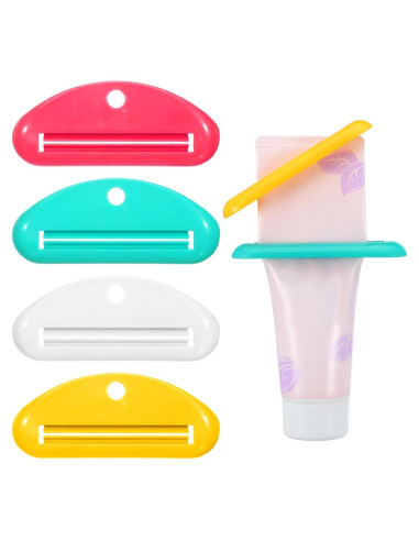 Exprimidor de Pasta de Dientes 8 Pcs BOHUIZ Reutilizable Colorido