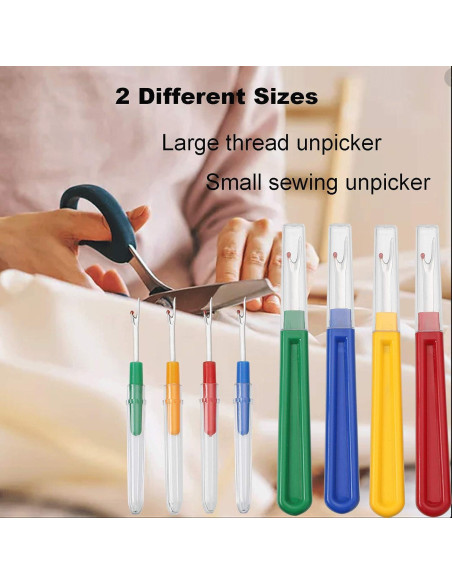 Kit de Desgarradores de Costura Borogo - 4 Grandes y 4 Pequeños