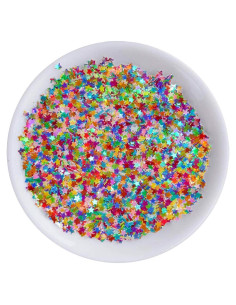 Brillo de Manualidades Sourcingbay Estrella Multicolor 10g