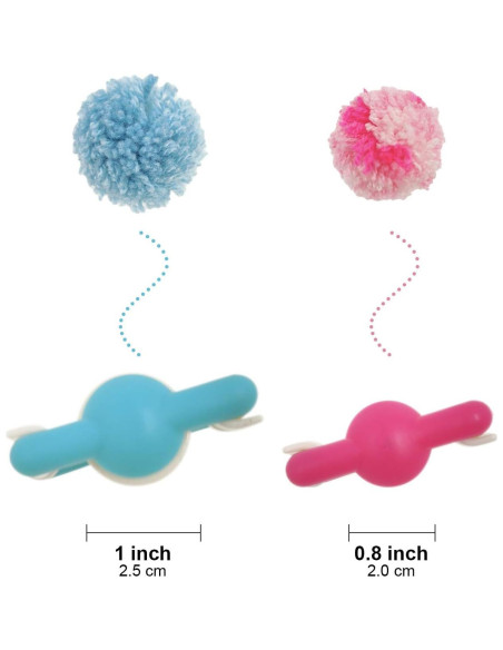 Juego de Herramientas para Hacer Pompones Hand U Journey 6 Tamaños