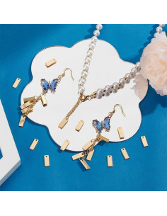 Etiquetas Rectangulares en Blanco UNICRAFTALE 50pcs 13x5mm 2