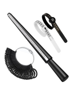 Kit de Medición de Tamaño de Anillo TUNQISM 4 Piezas