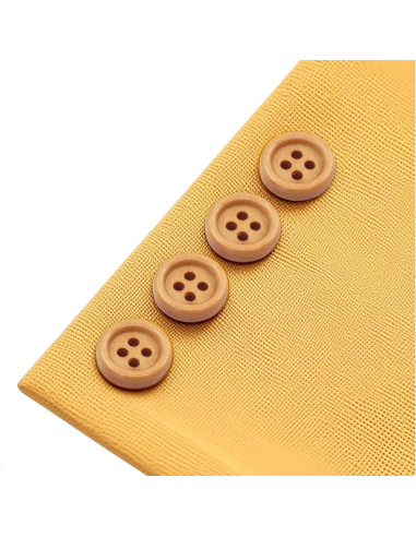 Botones de Madera Cionyce 25mm Marrón 200 Piezas Manualidades