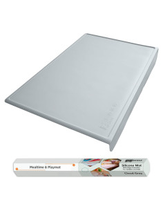 Alfombrilla de Silicona NEOZENSE 61x41cm Gris Nube Antideslizante