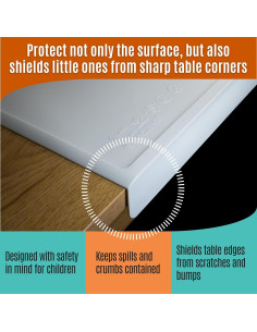 Alfombrilla de Silicona NEOZENSE 61x41cm Gris Nube Antideslizante 2