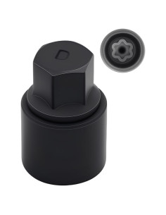 Llave de bloqueo de rueda MagiciansBox, herramienta negra 2.54cm