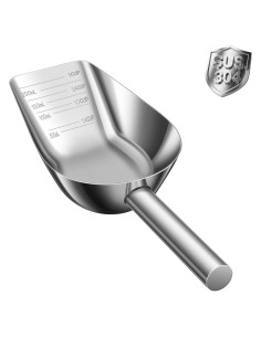 Cuchara Medidora de Acero Inoxidable 304 1 Taza Mutclord