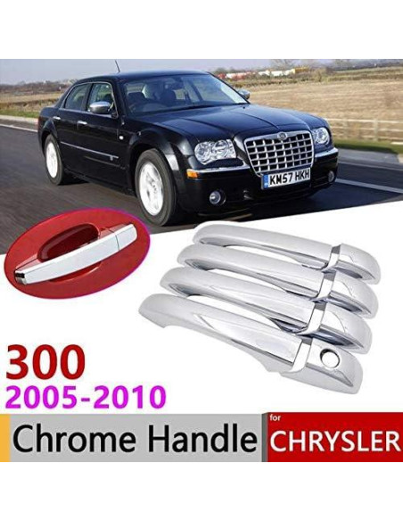 Cubierta de Mango de Puerta Lateral Cromada Overun O-1067