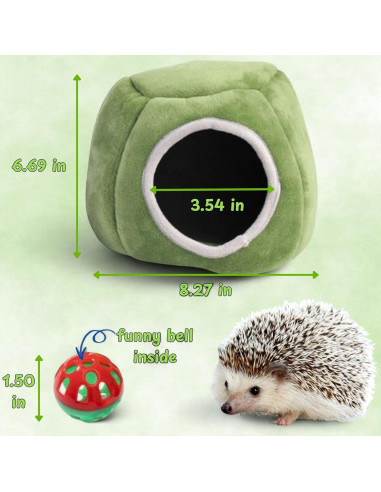 Nido de erizo Homedy Crafts Túnel Verde 23.5x9.9cm