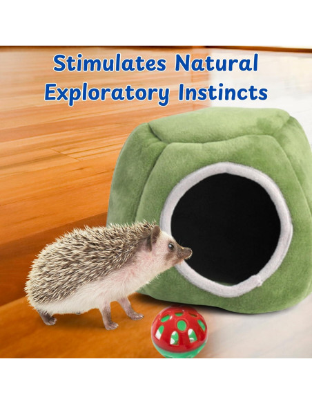 Nido de erizo Homedy Crafts Túnel Verde 23.5x9.9cm