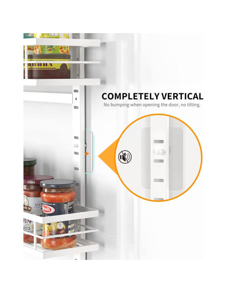 Organizador de Despensa Moforoco 9 Niveles Metal Blanco