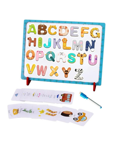 Alfabeto Magnético de Madera Comfecto - 41 Piezas Educativas