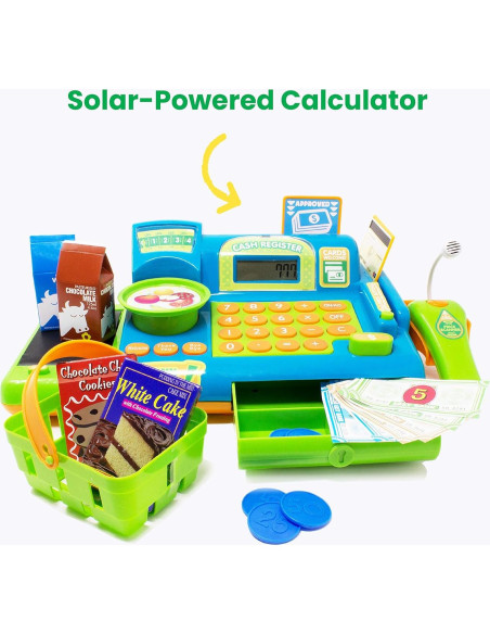 Caja Registradora de Juguete Boley 19 Piezas Interactiva