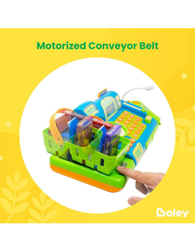 Caja Registradora de Juguete Boley 19 Piezas Interactiva