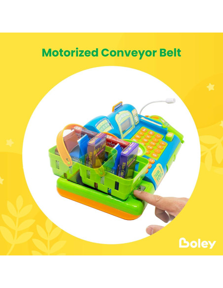 Caja Registradora de Juguete Boley 19 Piezas Interactiva