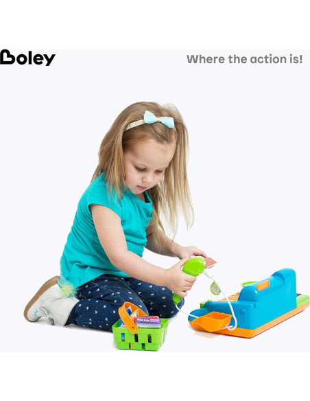 Caja Registradora de Juguete Boley 19 Piezas Interactiva