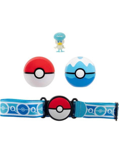 Conjunto Cinturón Poke Ball Clip 'N' Go Pokémon Quaxly 5 cm 2